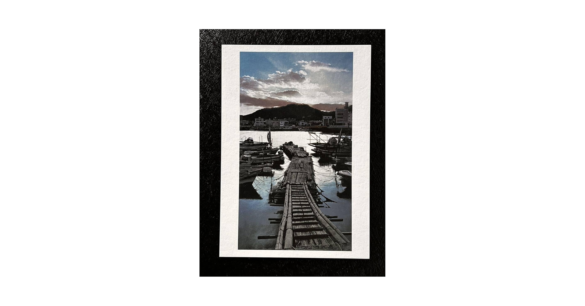 大畑稔浩、【川尻と瀬戸内海】、希少な額装用画集より、新品額装付、状態良好 Amazon.co.jp: ホキ美術館のPostcard大畑稔浩 ≪瀬戸内海風景